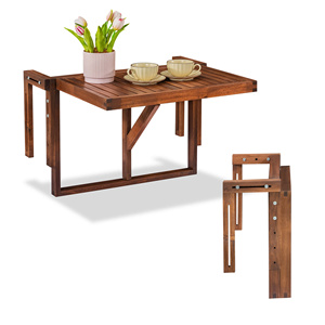 Mesa Colgante para Balcón Suministrada por un Proveedor Vietnamita de Muebles de Exterior, con Diseño que Ahorra Espacio y Uso Práctico en Exteriores - Product Image 5
