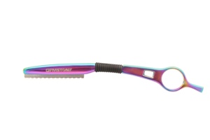 Stainless Steel 7" Trimmer Razor Hairdressing <b>Hair</b> Thinning Layer Shaper Cutting <b>Comb</b> Durable Reusable <b>Hair</b> Extension Tools - Product Image 4