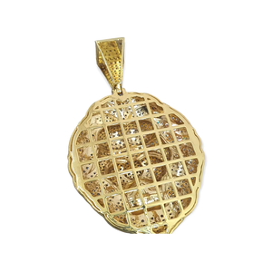 Pendentif Tête de Lion Plaqué Or 18K Argent 925 Moissanite Micro Sertie Coupe Ronde Brillante Iced Out Breloque Hip Hop Bijoux de Luxe - Product Image 6