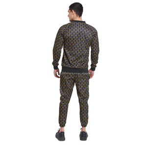 High Quality <b>Men</b> Custom Sublimation Printed Tracksuit Set <b>Men</b> Polyester <b>Bomber</b> <b>Jacket</b> & Jogging Trouser Tracksuit Set - Product Image 3
