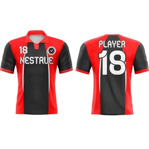 Fabricante de Camisetas de Fútbol de Alta Calidad, Logotipos Bordados Personalizados, Camisetas de Fútbol Transpirables de Poliéster, Camisetas de Fútbol Sublimadas - Product Image 1