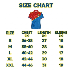 เสื้อเชิ้ตแขนสั้นสีแดงน้ำเงินสำหรับผู้ชาย Dr. Congo Les Leopards พิมพ์ลายดิจิตอลด้านหน้า ดีไซน์สปอร์ต ระบายอากาศได้ดี ผ้าถักเนื้อบรอดคลอธ - Product Image 4