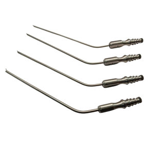 Nouvelle arrivée en acier inoxydable Frazier canule d'aspiration mastoïdien Tube d'aspiration coudé 7 pouces 18cm pointe d'aspiration pour ENT Neuro général - Product Image 2