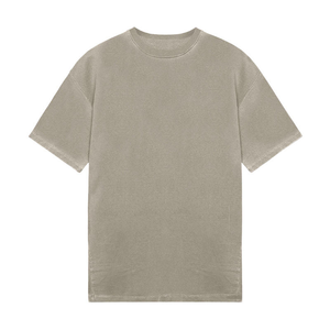 T-shirt décontracté à manches courtes pour homme, imprimé, tricoté, 100% coton, 220g, sérigraphié, design vierge - Product Image 5