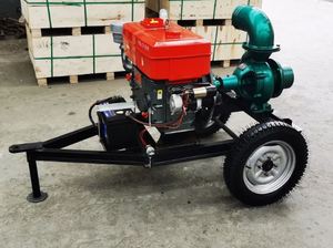NewWater-Cooled Diesel Engine 6 Inches 150mm Irrigation Water Pump Trailer <b>Set</b> For Sale Low Price - Product Image 5