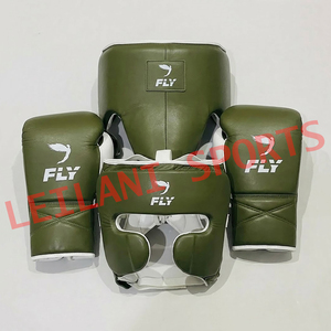 Nuevo Conjunto de Boxeo Profesional de Cuero para Entrenamiento de MMA y Kickboxing - Uso Adulto, Diseño Personalizable, Protector y Duradero - Product Image 2
