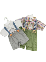 Costume décontracté deux pièces pour homme en polyester/coton respirant (tissu peigné) BD