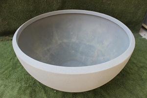 Sunny Classic FRP Vertical Lightweight Indoor/Outdoor Floor Flower Hand Carved Glossy Finish Big Planter Home Garden Use - Product Image 4