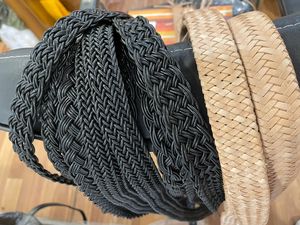 Premium Real Leather <b>Braided</b> Cords 5mm Round Genuine Cowhide <b>Cord</b> for Jewelry Making DIY Bolo Tie Bracelet Making Supplies - Product Image 3