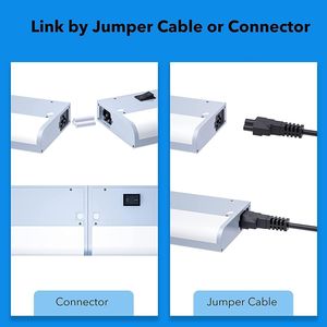 LED Cabinet <b>Lights</b> Fixture Hardwired Smart Undercabinet Lighting Alexa & Google Enabled Plug Direct <b>Wire</b> Dimmable - Product Image 2