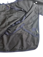 Couverture d'été Premium pour Chevaux, Imperméable et Respirante, en Polyester Rip-Stop 600D avec Doublure Satinée, pour Dressage, avec Protection du Cou, Combo