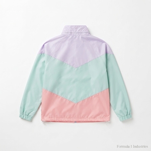 Chaqueta Bomber Unisex con Bloques de Color de Formula 1 Industries, Cortavientos, con Cierre Frontal, Cuello Alto, 100% Nailon, para Invierno, Estilo Deportivo - Product Image 2