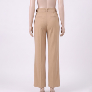 Fashion Vintage Corduroy Winter Mid Waist <b>Elastic</b> Waterproof Streetwear Wide Leg Cargo Pants Pockets Straight Breathable Knee - Product Image 1