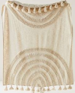 Manta de Sofá de Jacquard de Alta Calidad, 100% Algodón, Tamaño Queen, Ligera, Térmica, con Patrón Bordado Decorativo - Product Image 5