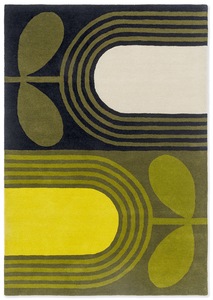 Mid Century Modern Geometric <b>Abstract</b> Hand Tufted New Zealand Wool Area <b>Rug</b> Custom Designer Carpet Manufacturer Factory - Product Image 1