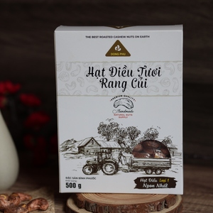 Noix de cajou du Vietnam Dong Phu, prêtes à l'emploi, 500g, grillées avec coques, W240, dans un coffret cadeau en papier de qualité supérieure - Product Image 2
