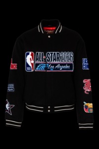 All-<b>Star</b> 2026 Wool Varsity <b>Jacket</b> Black - Product Image 1