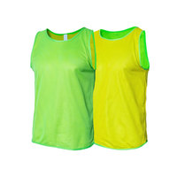 Maillots d'entraînement de football personnalisés couleur été, légers en polyester, séchage rapide, respirants, gilets d'entraînement, logo personnalisé, maille verte