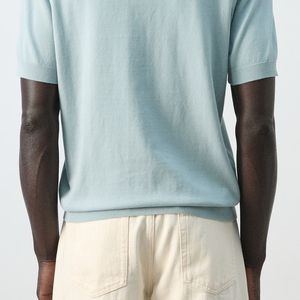 Service OEM : Conception de vêtements décontractés pour commandes en gros – T-shirt tendance en jersey de coton léger 2026, coupe ajustée, couleur unie - Product Image 6