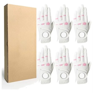 ถุงมือกอล์ฟหนังสังเคราะห์สีขาว ระบายอากาศได้ดี สำหรับผู้ชาย มือขวา ป้องกันการลื่น ปิดด้วยแถบตีนตุ๊กแก บรรจุภัณฑ์แบบถุงพลาสติก สำหรับกีฬากลางแจ้ง - Product Image 1