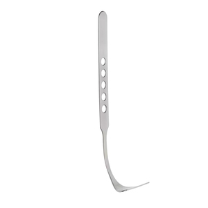 Left Curved Temporal Fossa Retractor 40 mm Blade Length 155 mm Custom Design Orthopedic Surgical Exposure Instrument - Product Image 2