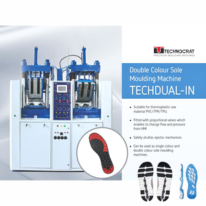TechDual-IN Machine de moulage de semelle en PVC bicolore à haute productivité avec moteur pour les industries végétales - Product Image 3