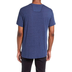 เสื้อยืดคอกลมแขนสั้นผ้าเจอร์ซีย์ระบายอากาศได้ดี ป้องกันรอยยับ ดีไซน์โลโก้แบบกำหนดเองใหม่ล่าสุด แฟชั่นสตรีทแวร์ผู้ชาย ผ้าฝ้าย 100% - Product Image 1