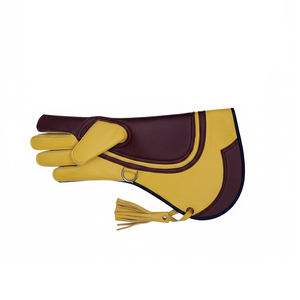 Guante de Cetrería de Cuero de Alta Calidad con Logotipo Personalizado para Caza de Águilas, Entrenamiento de Aves y Mascotas - Product Image 4