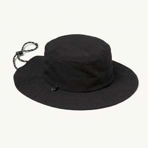 High Quality Unisex Black Bucket <b>Hat</b> Adjustable Drawstring Outdoor Casual Spring Summer Adult <b>Hat</b> - Product Image 2