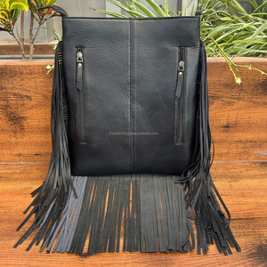 2025 nouvelle mode luxe outillé à la main diamant treillis grande frange sac à bandoulière pour femmes Western matelassé en cuir sacs à bandoulière - Product Image 5