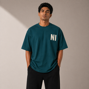 Camiseta Oversize de Algodón Pesado para Hombre, 240 GSM, Ajuste Holgado, Hombro Caído, Estilo Urbano, Proveedor de Camisetas Personalizadas Lisas - Product Image 1