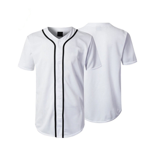 เสื้อเบสบอลดีไซน์โดดเด่นขายดี พิมพ์ลายโลโก้ทีม ชื่อ และหมายเลขด้วยเทคนิค Sublimation เสื้อแฟชั่นสำหรับผู้ชาย - Product Image 3