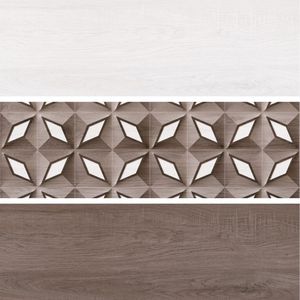 Azulejo cerámico blanco brillante de 300x600 mm, revestimiento de pared minimalista para interiores de oficinas modernas y edificios comerciales de primera calidad - Product Image 2