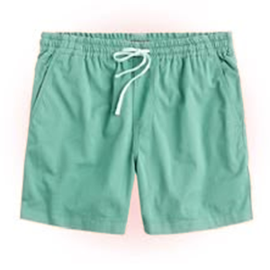 Shorts Bermuda Homme Rose Uni en Polyester Oxford, Taille Mi-Haute Élastique, Style Décontracté, Séchage Rapide, Logo Avant - Product Image 6