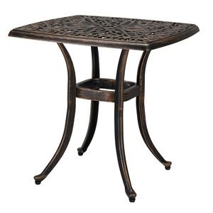 Tavolo da Giardino Quadrato in Alluminio Pressofuso da 21,3 Pollici con Finitura Bronzo per Esterni (Uguale a 11351568) - Product Image 6