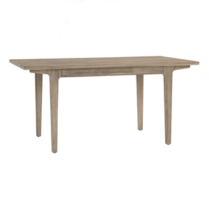 Minimalist Rustic Weathered Grey Solid Wood <b>Dining</b> <b>Table</b> Rectangular 6 Seater Kitchen <b>Table</b> for Farmhouse <b>Dining</b> Room - Product Image 1