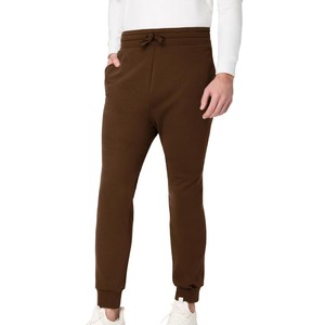Men's Straight <b>Trousers</b> Brown Canvas Sweatpants Elastic Waist Drawstring Casual Joggers Side Pockets Midweight Woven <b>Summer</b> - Product Image 1