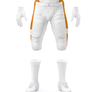 Ensemble d'uniformes de football américain personnalisés en usine – Maillot et pantalon sublimés pour équipe, anti-humidité, résistants et respirants - Product Image 6