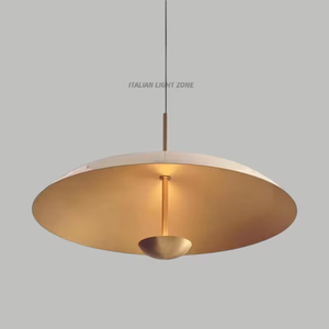 Lámpara Colgante LED de Latón de Lujo Estilo Moderno de Mediados de Siglo, Candelabro Italiano Tipo Cúpula Años 50, Ajustable, Hecho a Mano, Vintage - Product Image 3
