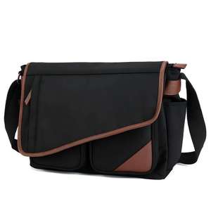 Sac messager en toile vintage de haute qualité, imperméable et durable, pour étudiants et collégiens - Product Image 3