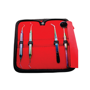 Ensemble d'instruments d'examen dentaire professionnels de base World Precision Surgical, en acier inoxydable, manuel, réutilisable, certifié CE - Product Image 3