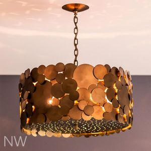 Lampe suspendue moderne en fer léger, design contemporain, montage au plafond rond, décoration de salon, lampe suspendue d'intérieur pour Diwali - Product Image 2