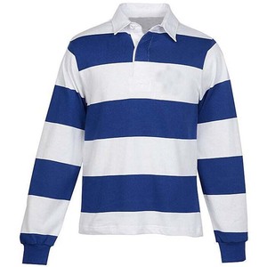 Camiseta de Rugby Clásica para Hombre, Manga Larga, Sólida, de Poliéster Tejido, con Logotipo Personalizado, para Entrenamiento Deportivo, Uso Casual, Transpirable y de Secado Rápido - Product Image 4