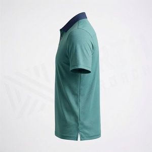 เสื้อโปโลแขนสั้นลำลองสำหรับผู้ชายลายพิมพ์สำหรับฤดูร้อน ทรงเข้ารูป ระบายอากาศได้ดี เหมาะสำหรับเล่นกอล์ฟและกีฬา - Product Image 3