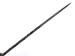 Cuchillo de Caza de Acero de Damasco Hecho a Mano, Hoja en Bruto Personalizable OEM, Cuchillo de Bolsillo Fijo para Uso Industrial y de Cuero - Product Image 4