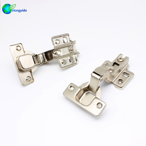 Iron 35mm Thickened Nickel Plated Springless Self-Closing New Chinese Style Furniture <strong>Hinge</strong> For Cabinet And Wardrobe Butt <strong>Hinge</strong> - Product Image 1