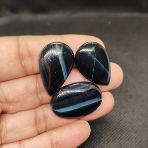Blue <b>Tiger</b> <b>Eye</b> Gemstone Wholesale 100%Natural <b>Tiger</b> <b>Eye</b> Beautiful Crystal Gemstone for Jewellery Making Ready to Ship - Product Image 1