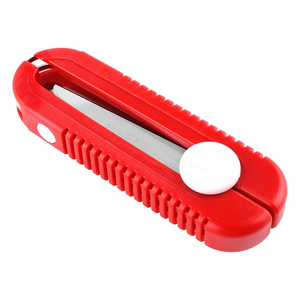 Tijeras de belleza mini de la mejor calidad, mango de plástico rojo, plegables, para uso escolar, para niños - Product Image 3