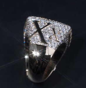 Personal Custom Real 925 Silver 14K Solid Gold Full Iced Out Moissanite Diamond Champion <b>Men</b> <b>Rings</b> Championship - Product Image 1