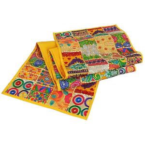 ผ้าปูโต๊ะปักลายดอกไม้สไตล์โบฮีเมียนหลากสี ซักมือได้ ของตกแต่งบ้าน - Product Image 5